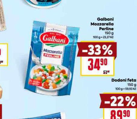 MOZZARELLA PERLINE