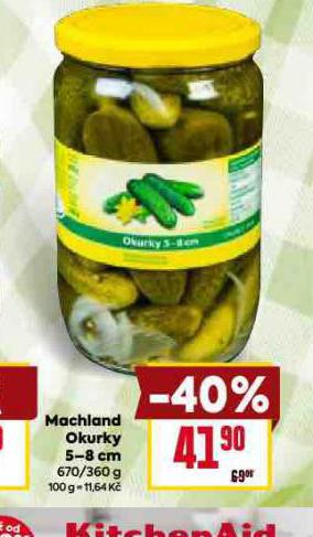 MACHLAND OKURKY 5-8 CM