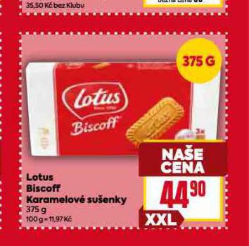 LOTUS BISCOFF KARAMELIZOVAN SUENKY