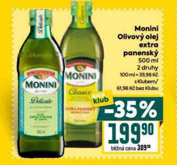 MONINI OLIVOV OLEJ EXTRA PANENSK