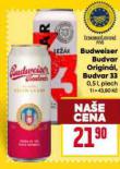 PIVO BUDWEISER BUDVAR ORIGINAL