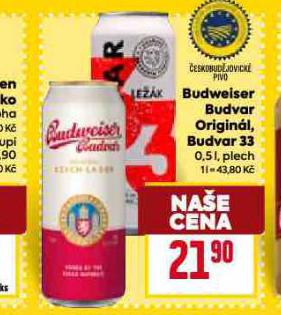 PIVO BUDVAR 33