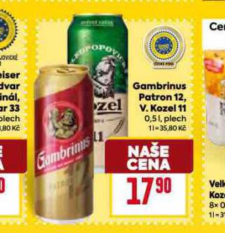 PIVO VELKOPOPOVICK KOZEL 11