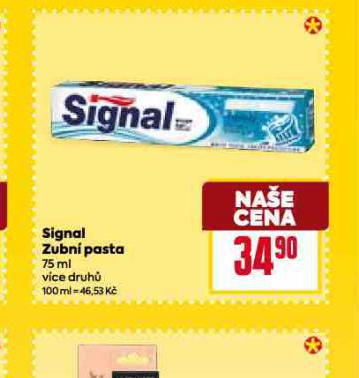 SIGNAL ZUBN PASTA