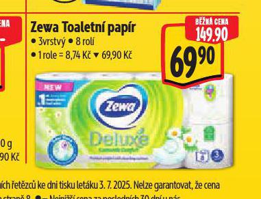 ZEWA DELUXE TOALETN PAPR