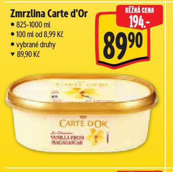 ZMRZLINA CARTE DOR
