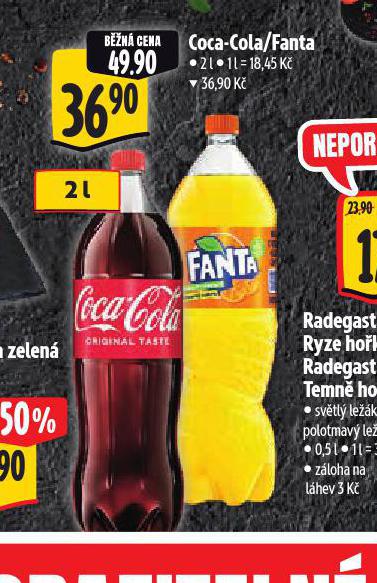 COCA COLA, FANTA