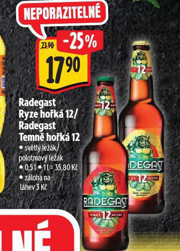 PIVO RADEGAST TEMN HOK 12