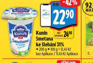 KUNN SMETANA KE LEHN 31%