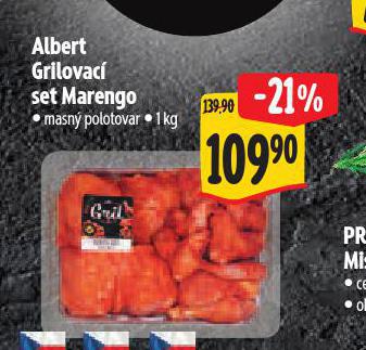GRILOVAC SET MARENGO