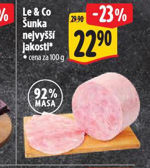 LE & CO UNKA NEJVY JAKOSTI