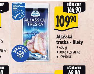 ALJASK TRESKA - FILETY