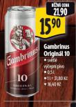 PIVO GAMBRINUS ORIGINL 10