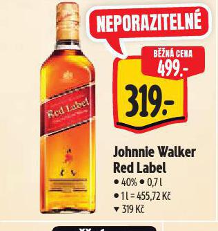 JOHNNIE WALKER RED LABEL