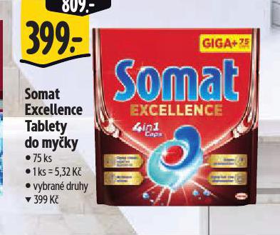 SOMAT EXCELLENCE TABLETY DO MYKY