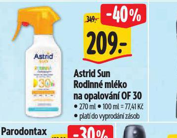 ASTRID SUN RODINN MLKO NA OPALOVN