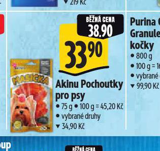 AKINU POCHOUTKY PRO PSY