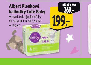 ALBERT PLENKOV KALHOTKY CUTE BABY