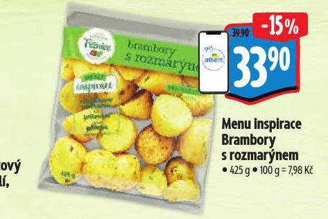MENU INSPIRACE BRAMBORY S ROZMARNEM