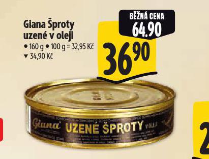 GIANA PROTY UZEN V OLEJI