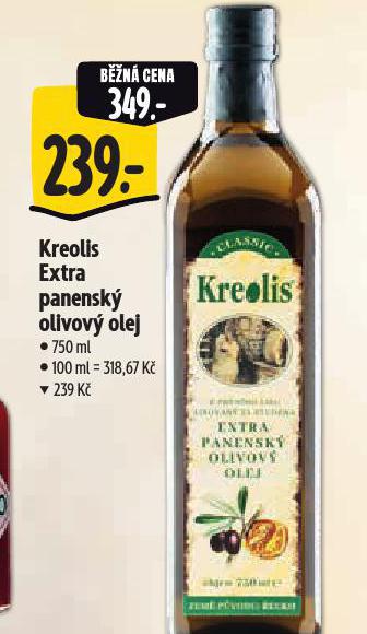 KREOLIS EXTRA PANENSK OLIVOV OLEJ