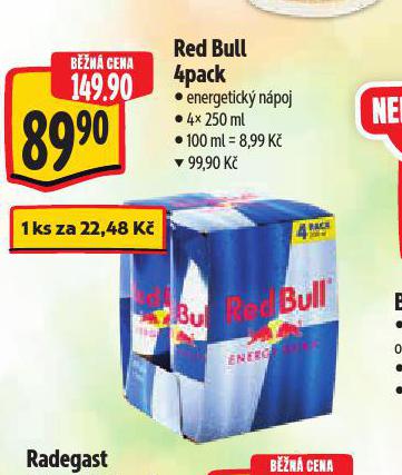 RED BULL 4 PACK
