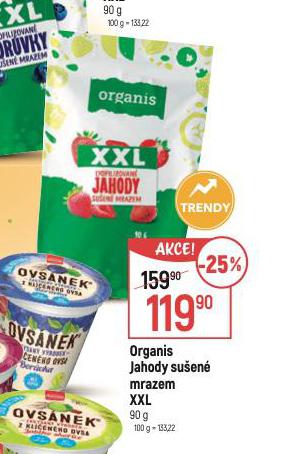 ORGANIS JAHODY SUEN MRAZEM XXL
