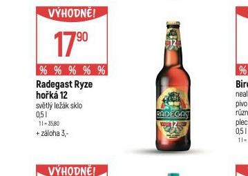 PIVO RADEGAST RYZE HOK 12