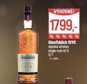 GLENFIDDICH 15 YO