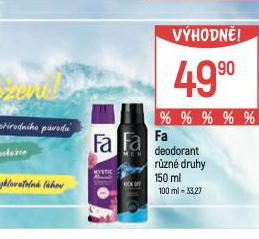 FA DEODORANT