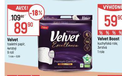VELVET TOALETN PAPR