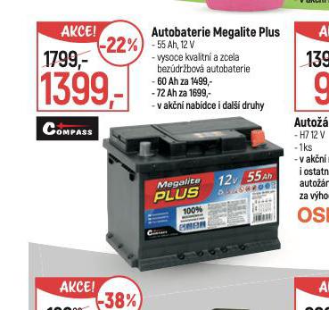 AUTOBATERIE 55 Ah