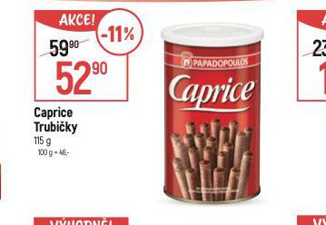 CAPRICE TRUBIKY