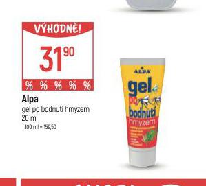 ALPA GEL PO BOHDNUT HMYZEM