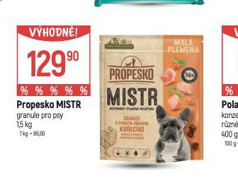 PROPESKO MISTR GRANULE PRO PSY