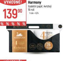 HARMONY TOALETN PAPR
