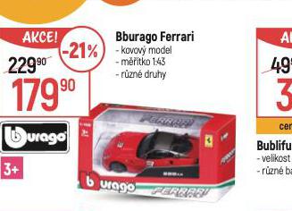 BBURAGO FERRARI KOVOV  MODEL