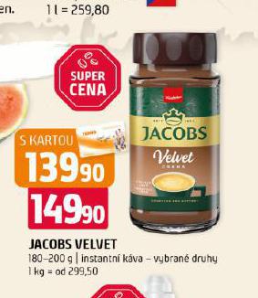 JACOBS VELVET INSTANTN KVA