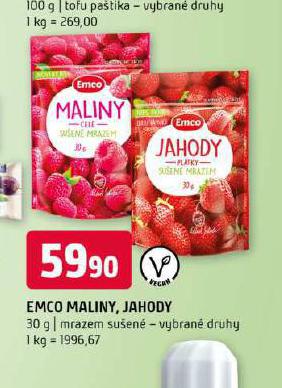 EMCO MALINY, JAHODY