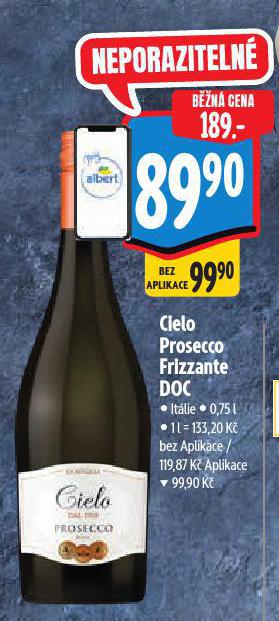 CIELO PROSECCO FRIZZANTE DOC
