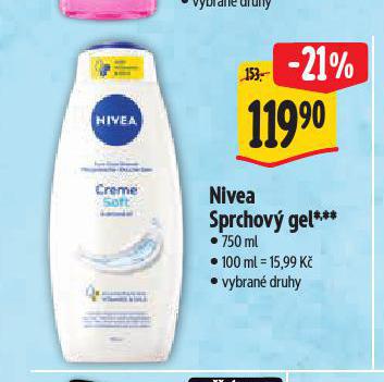 NIVEA SPRCHOV GEL