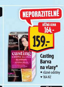 CASTING BARVA NA VLASY