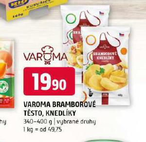VAROMA BRAMBOROV TSTO, KNEDLKY