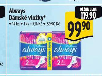 ALWAYS DMSK VLOKY