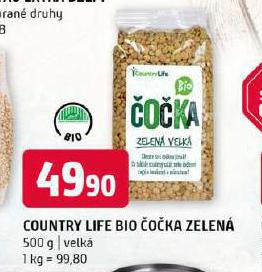 COUNTRY LIFE BIO OKA ZELEN
