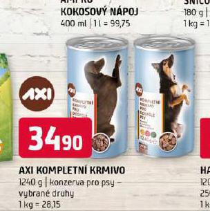 AXI KOMPLETN KRMIVO PRO PSY