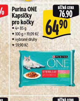 PURINA ONE KAPSIKY PRO KOKY