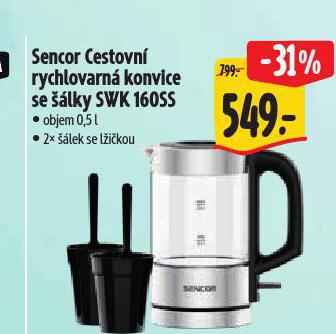 SENCOR CESTOVN RYCHLOVARN KONVICE