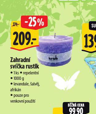 ZAHRADN SVKA RUSTIK