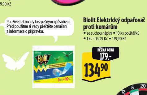 BIOLIT ELEKTRICK ODPAOVA